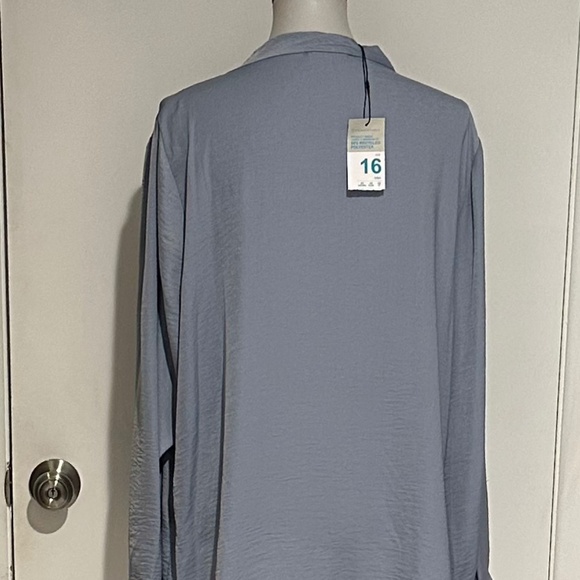 Primark Light Blue Blouse - Size 16 - NEW With Tags. - Picture 3 of 13